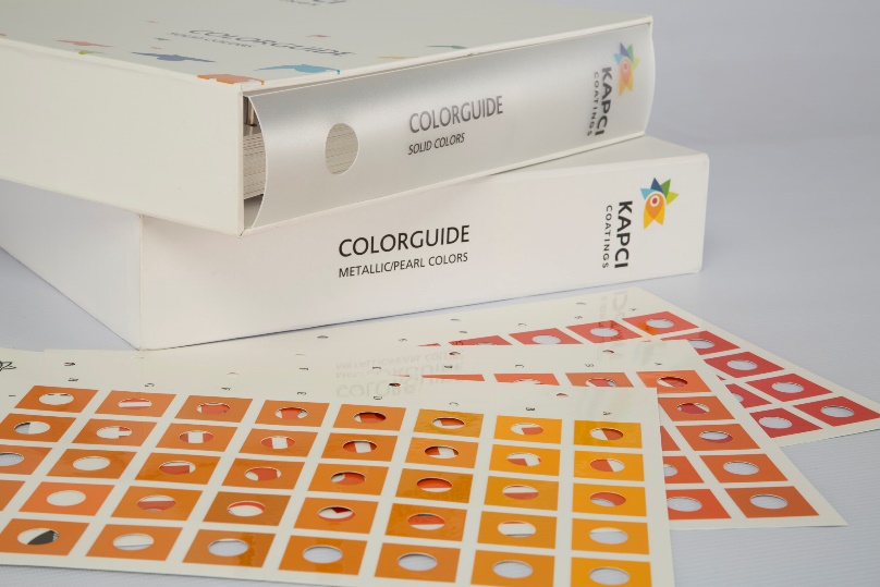 Каталози Kapci Colorguide с реални мостри