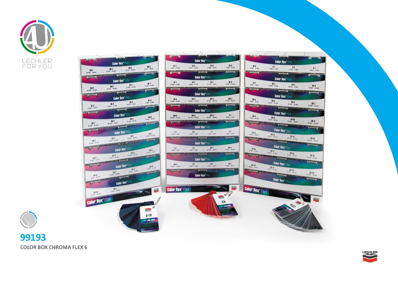 Цветови каталог Lechler Color Box Chroma Flex 6