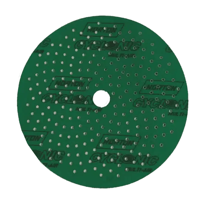NORTON CYCLONIC Disc P120/150 – зелен / 100 броя в кутия
