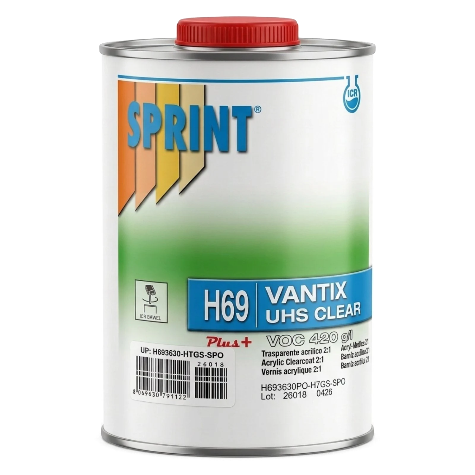 H69 PLUS 2K UHS Vantix лак 2 към 1 – 1л